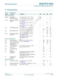 BUK7575-100A Datasheet Page 7