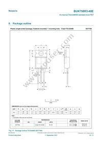 BUK758R3-40E Datasheet Page 10