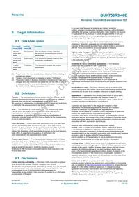 BUK758R3-40E Datasheet Page 11