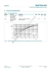 BUK7604-40A Datasheet Page 5