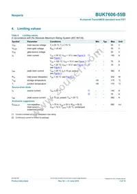 BUK7606-55B Datasheet Page 3