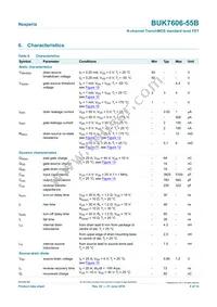 BUK7606-55B Datasheet Page 6