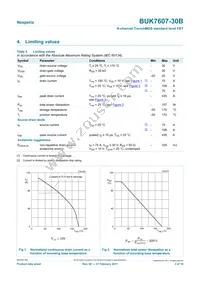 BUK7607-30B Datasheet Page 3