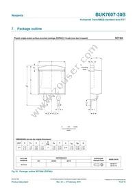 BUK7607-30B Datasheet Page 10