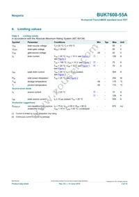 BUK7608-55A Datasheet Page 3