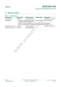 BUK7609-75A Datasheet Page 10