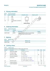 BUK7613-60E Datasheet Page 2