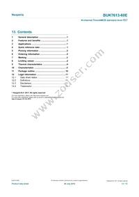 BUK7613-60E Datasheet Page 13