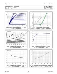 BUK7614-55A Datasheet Page 4