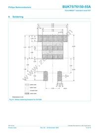 BUK76150-55A Datasheet Page 12