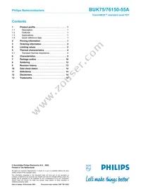 BUK76150-55A Datasheet Page 15