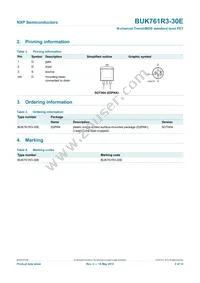 BUK761R3-30E Datasheet Page 3