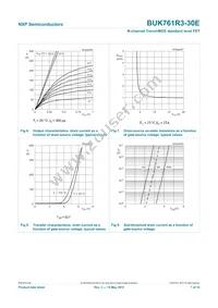 BUK761R3-30E Datasheet Page 8