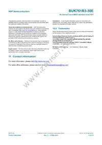 BUK761R3-30E Datasheet Page 14