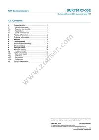 BUK761R3-30E Datasheet Page 15