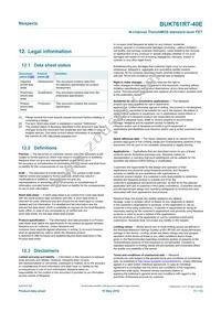 BUK761R7-40E Datasheet Page 11