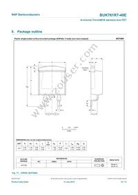 BUK761R7-40E/GFJ Datasheet Page 10