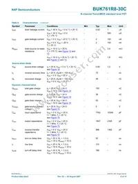 BUK761R8-30C Datasheet Page 7