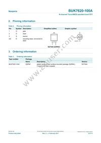 BUK7620-100A Datasheet Page 2