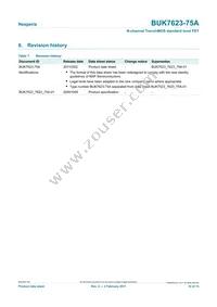 BUK7623-75A Datasheet Page 10