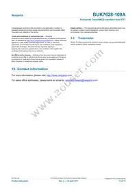 BUK7628-100A/C Datasheet Page 12