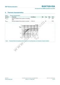 BUK7628-55A Datasheet Page 5