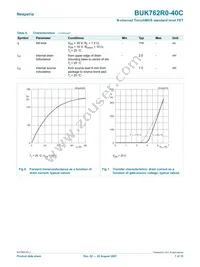 BUK762R0-40C Datasheet Page 7