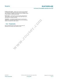 BUK762R0-40E Datasheet Page 12