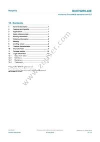 BUK762R6-40E Datasheet Page 13