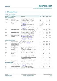 BUK7635-100A Datasheet Page 5