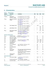 BUK763R1-40B Datasheet Page 5