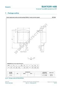 BUK763R1-40B Datasheet Page 9