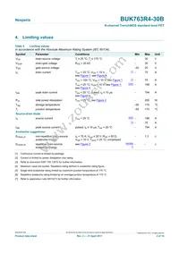 BUK763R4-30B Datasheet Page 3