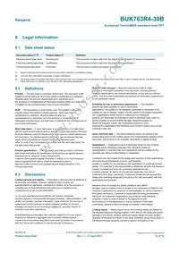 BUK763R4-30B Datasheet Page 12