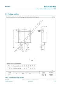 BUK764R0-40E Datasheet Page 10