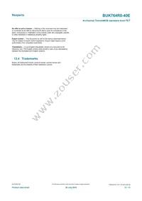 BUK764R0-40E Datasheet Page 12