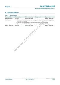 BUK764R0-55B Datasheet Page 11