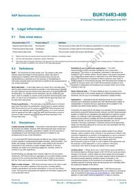 BUK764R3-40B Datasheet Page 13