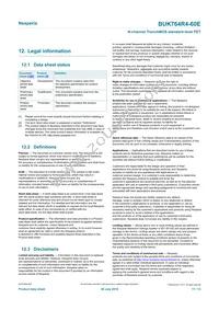 BUK764R4-60E Datasheet Page 11