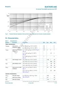 BUK765R3-40E Datasheet Page 5