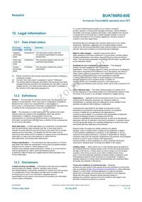 BUK766R0-60E Datasheet Page 11