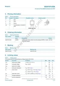 BUK7675-55A Datasheet Page 2