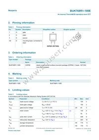 BUK768R1-100E Datasheet Page 2