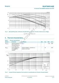 BUK768R3-60E Datasheet Page 4