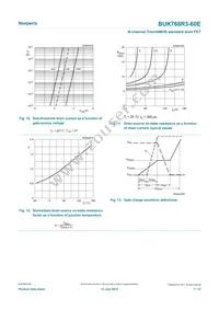 BUK768R3-60E Datasheet Page 7