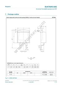 BUK768R3-60E Datasheet Page 9