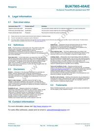 BUK7905-40AIE Datasheet Page 14