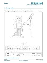 BUK7908-40AIE Datasheet Page 12