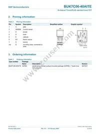 BUK7C06-40AITE Datasheet Page 3