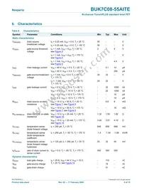 BUK7C08-55AITE Datasheet Page 6